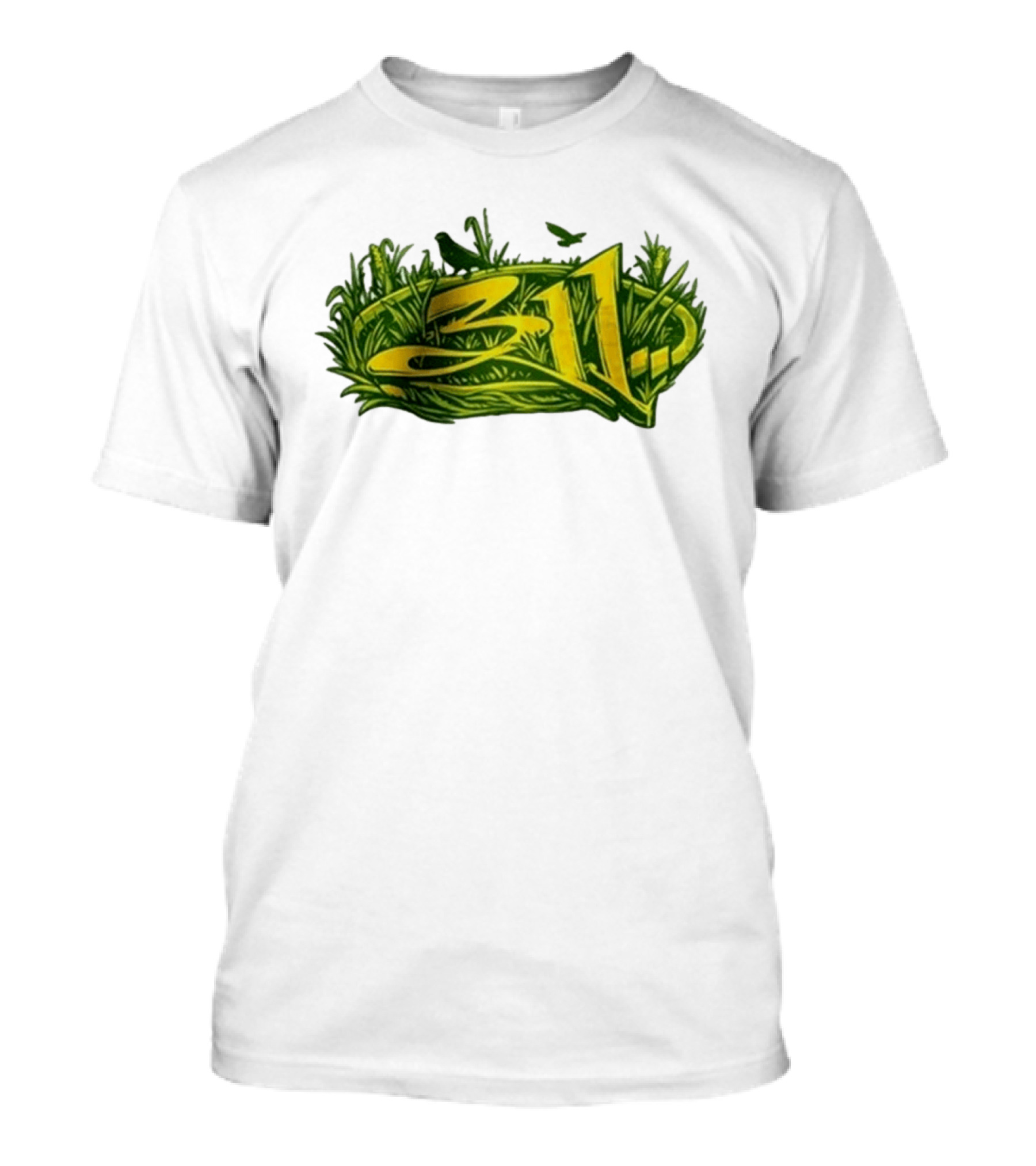 311 Band 2026 Summer Tour Green Nature T-Shirt