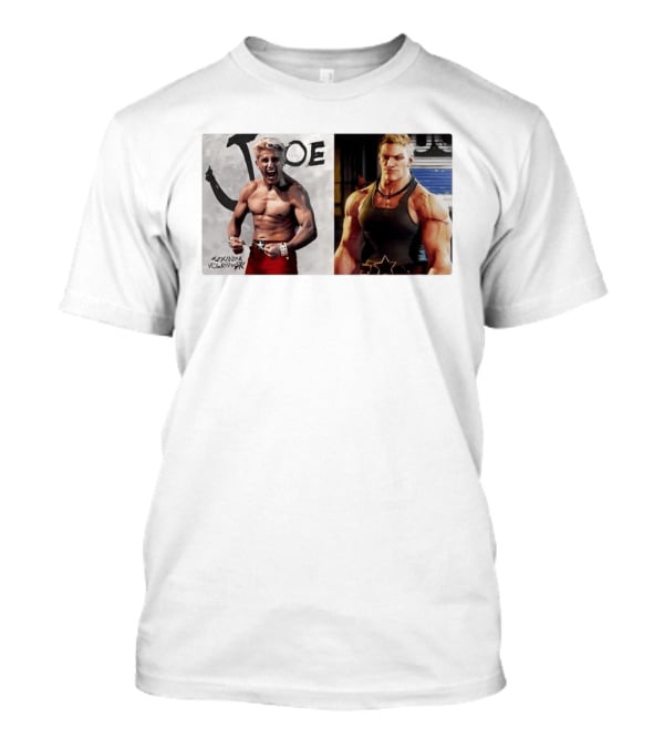 Joe Alexander Volkanovski Crossover MMA Fighter And Game Character Image T-Shirt