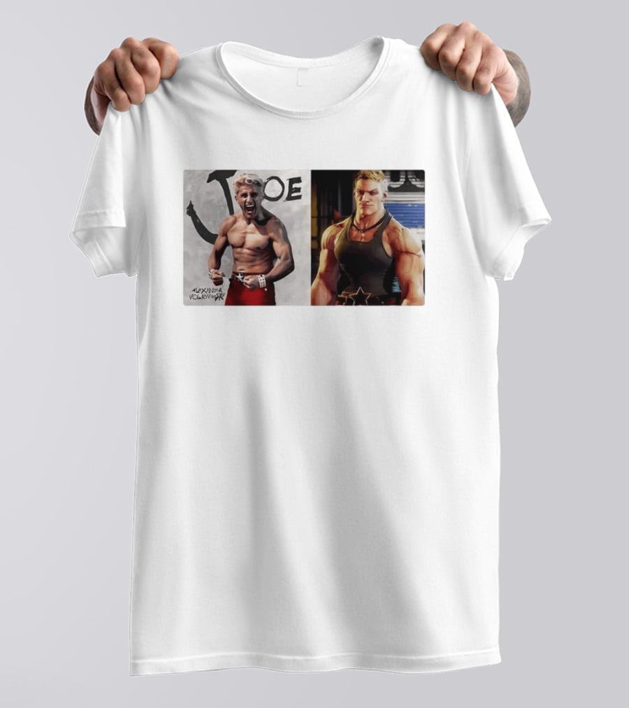 Joe Alexander Volkanovski Crossover MMA Fighter And Game Character Image T-Shirt