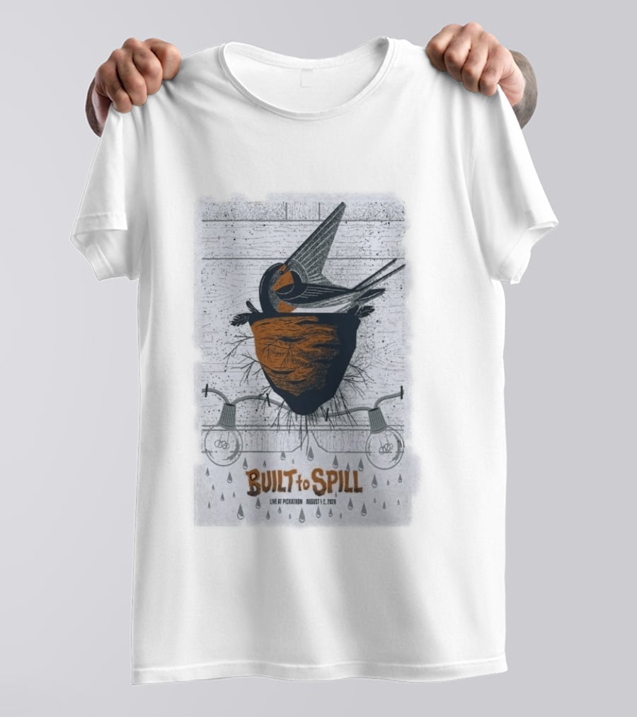 Built To Spill Live At Pickathon August 1 2 2026 Bird And Nest T-Shirt