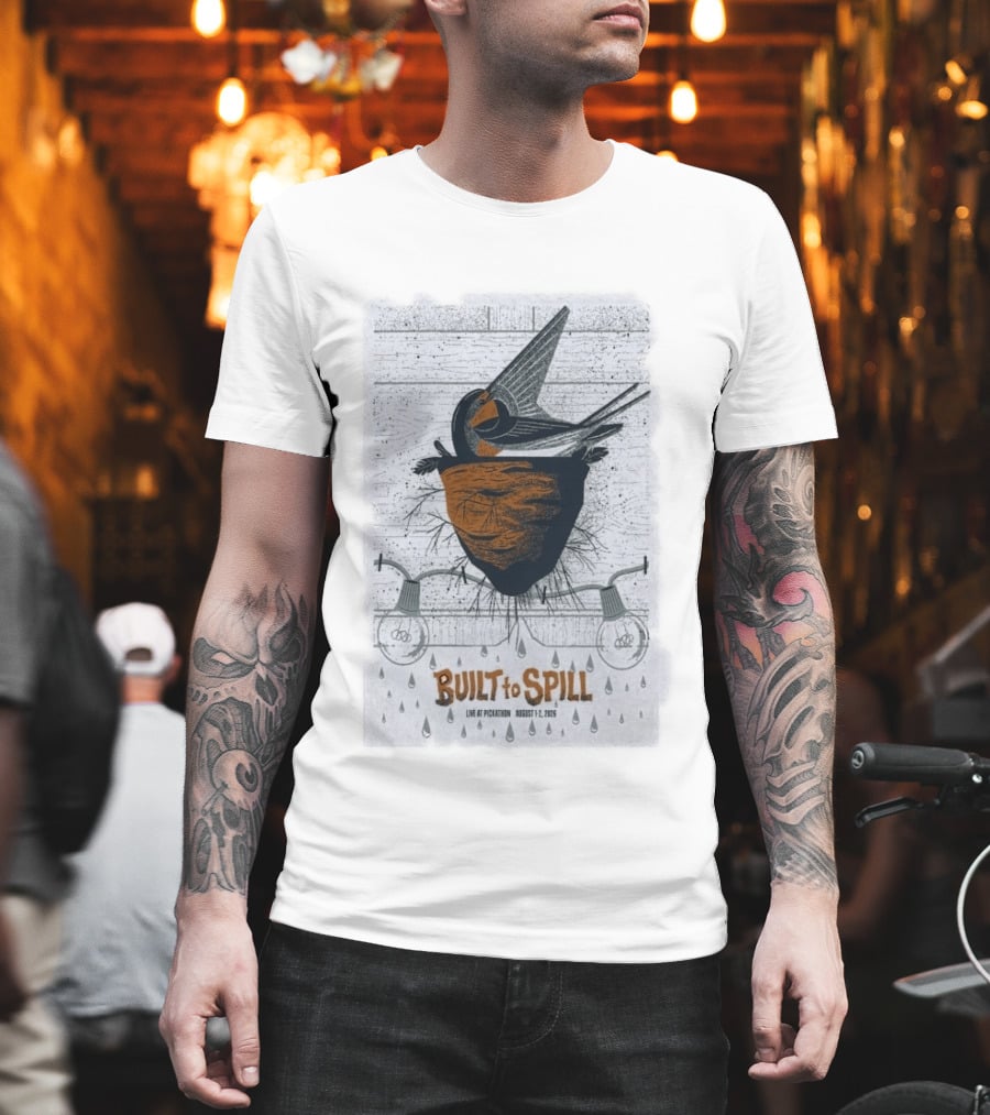 Built To Spill Live At Pickathon August 1 2 2026 Bird And Nest T-Shirt