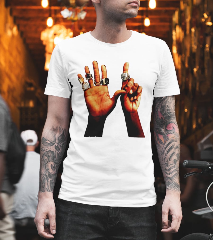 Carlos Alcaraz Championship Rings NBA Jordan Rolex Iconic Hands T-Shirt