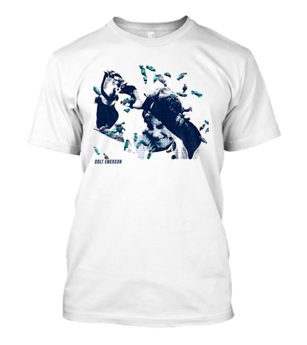 Colt Emerson Walk Off Bubble Gum Bath Mariners Baseball T-Shirt
