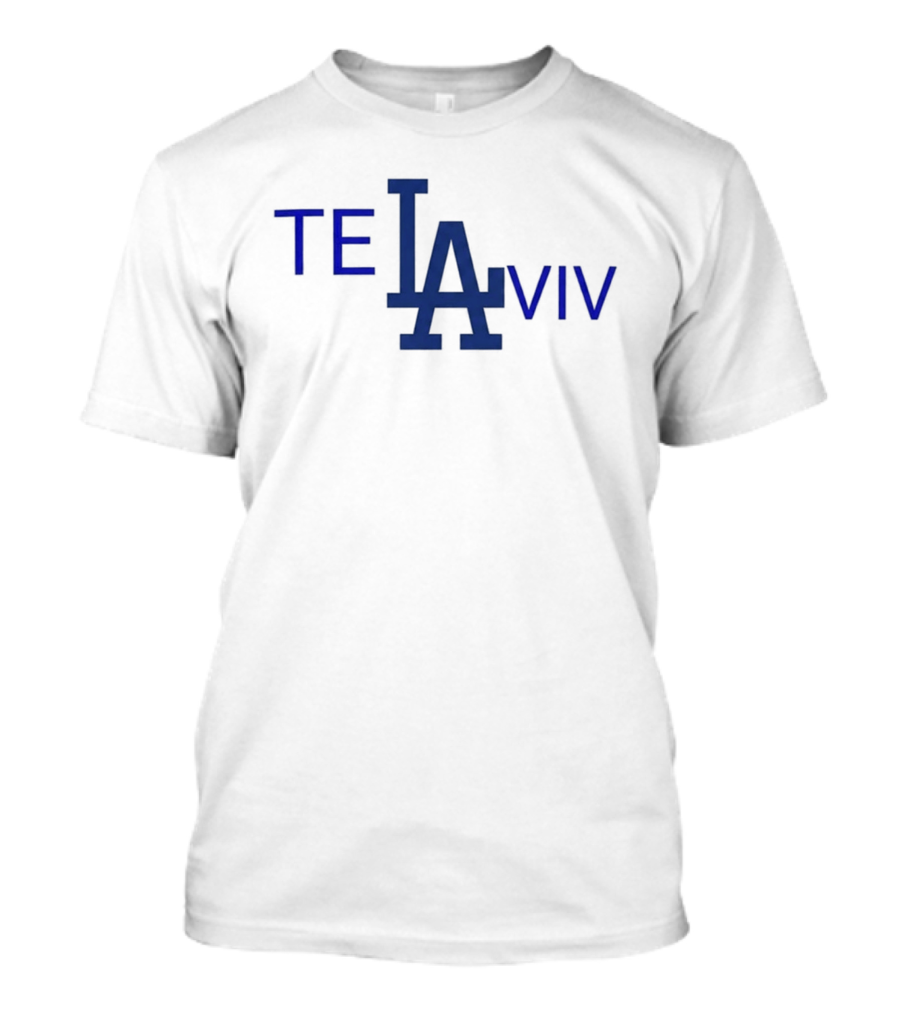 Los Angeles Dodgers Tel Aviv 2026 LA Logo Baseball Connection T-Shirt