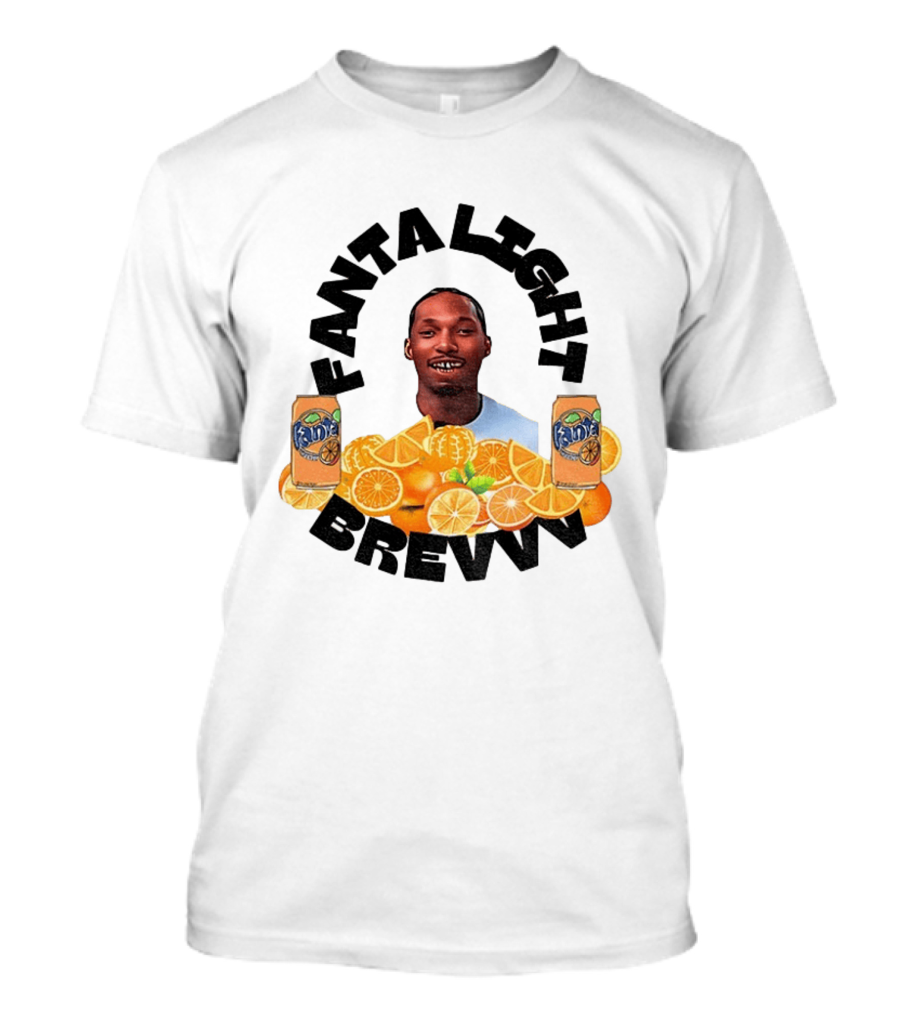 Fanta Light Brev Meme Orange Slices Cans T-Shirt