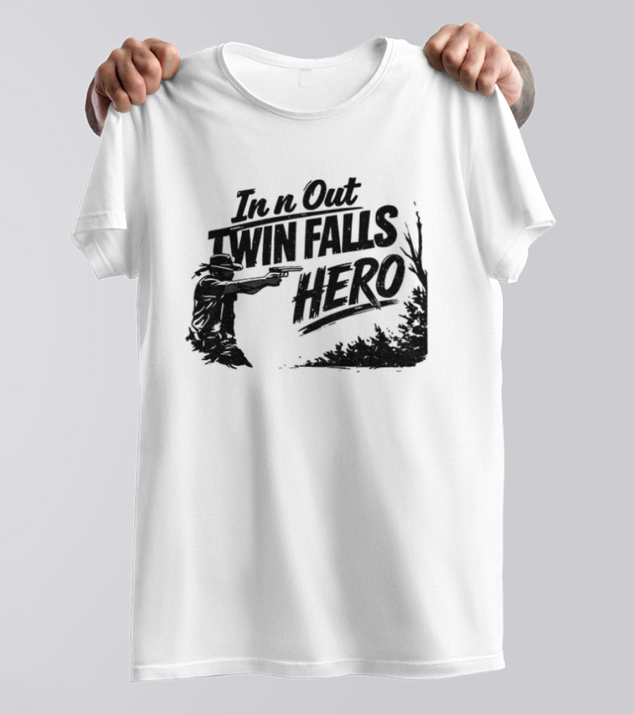 Jordan Salinas In N Out Twin Falls Hero Idaho Political T-Shirt