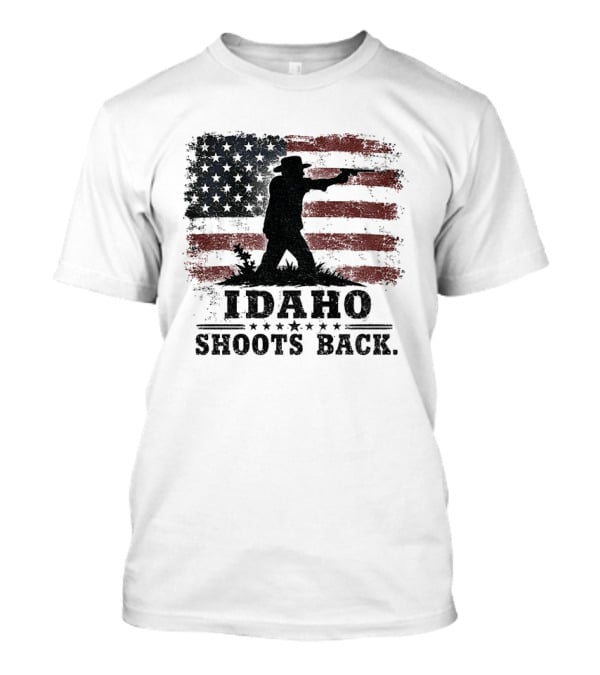 Idaho Shoots Back American Hero Flag T-Shirt