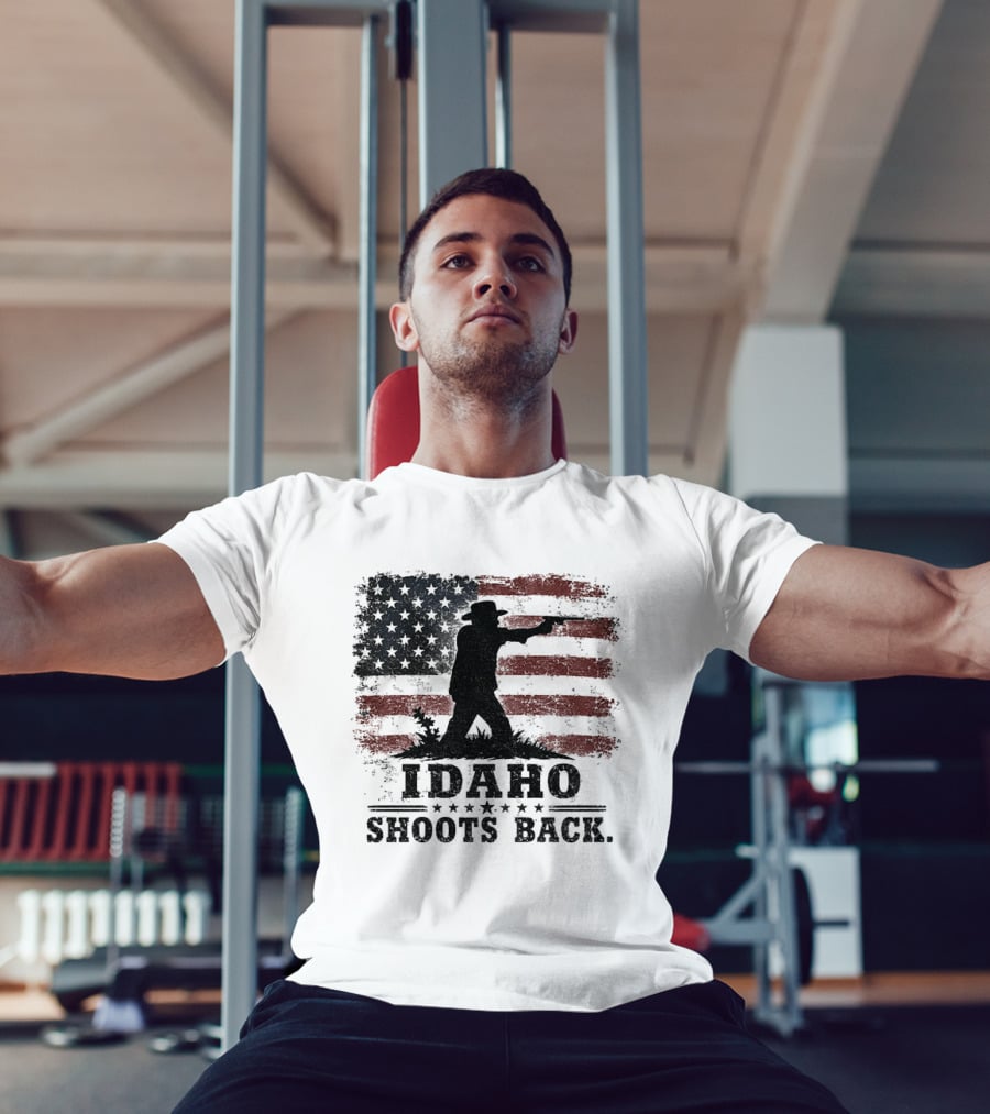 Idaho Shoots Back American Hero Flag T-Shirt