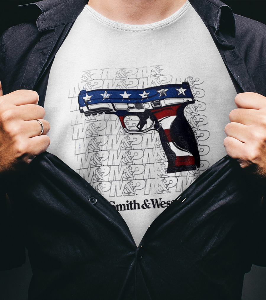 M P Monday By Smith And Wesson Stars And Stripes T-Shirt