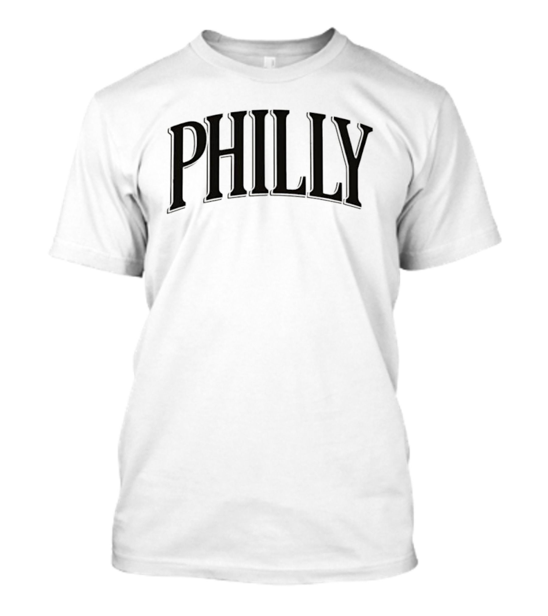 Philly City Pride Vintage Arched Lettering T-Shirt