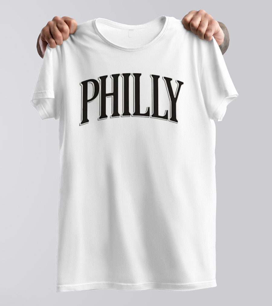 Philly City Pride Vintage Arched Lettering T-Shirt