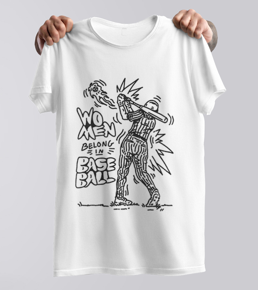 Women Belong In Baseball Philly T-Shirt