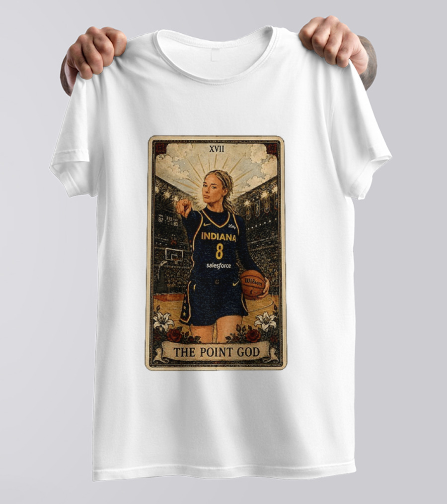 Sophie Cunningham Indiana The Point God XVII Tarot Card Basketball 8 T-Shirt