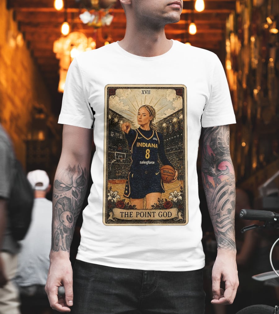 Sophie Cunningham Indiana The Point God XVII Tarot Card Basketball 8 T-Shirt