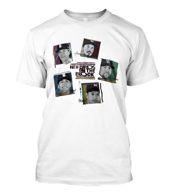 St Louis Cardinals Bader Arenado Carlson Noot Matz New Birds On The Block T-Shirt