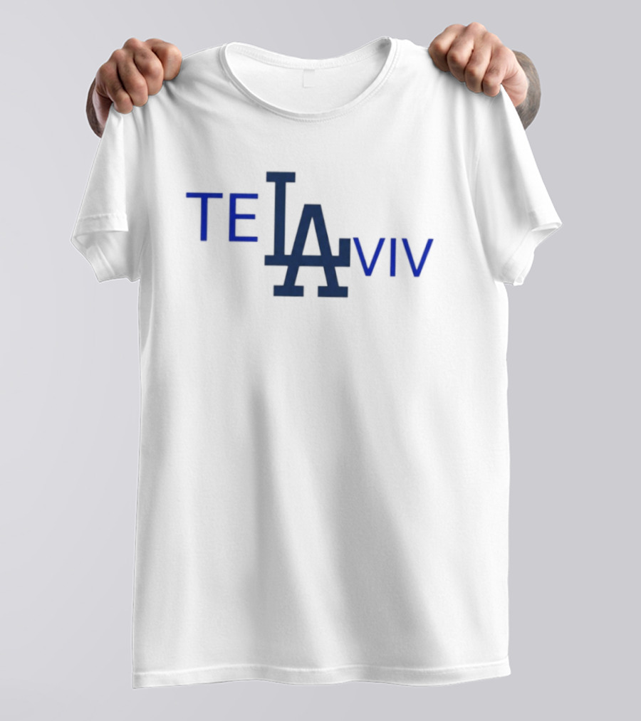 TE LA VIV Los Angeles Dodgers LA T-Shirt