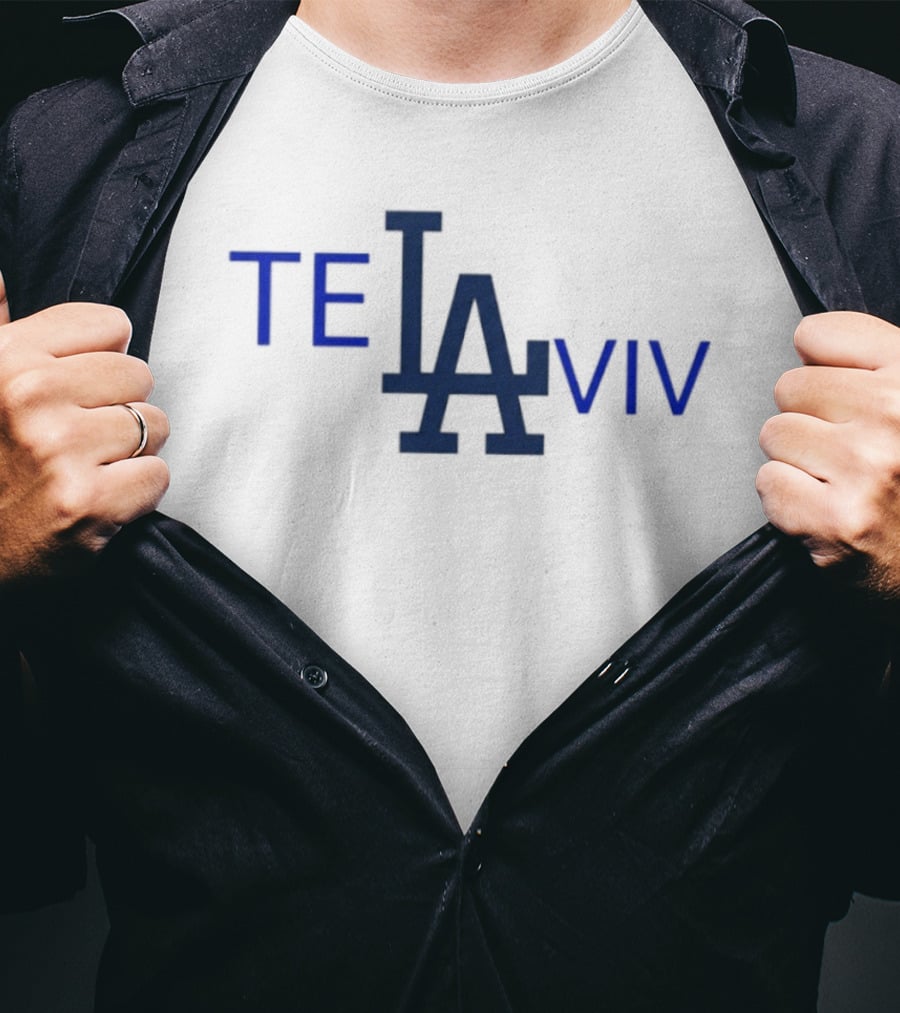 TE LA VIV Los Angeles Dodgers LA T-Shirt