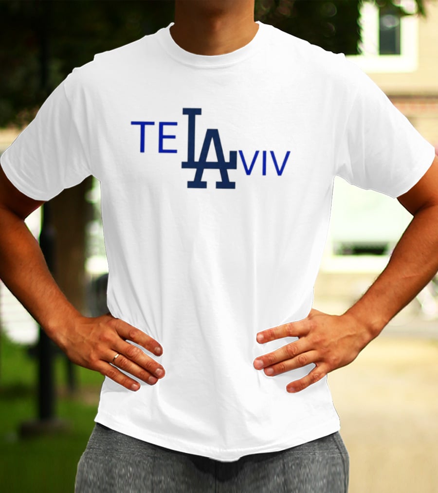 TE LA VIV Los Angeles Dodgers LA T-Shirt