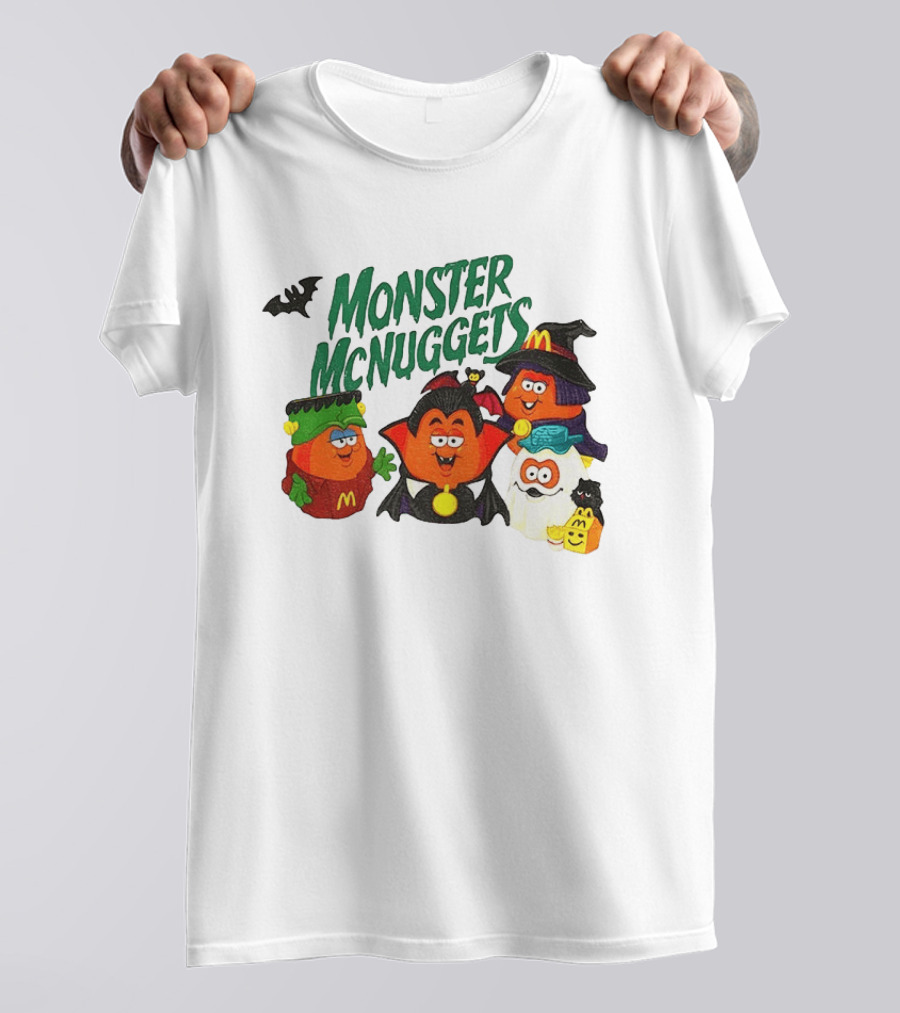 Monster McNuggets Halloween McDonald's Characters T-Shirt