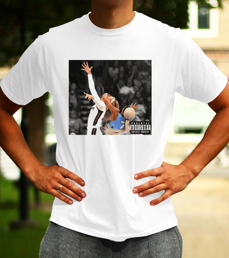 Stand With Sophie Parental Advisory Sophie Cunningham Vs DiJonai WNBA Moment T-Shirt