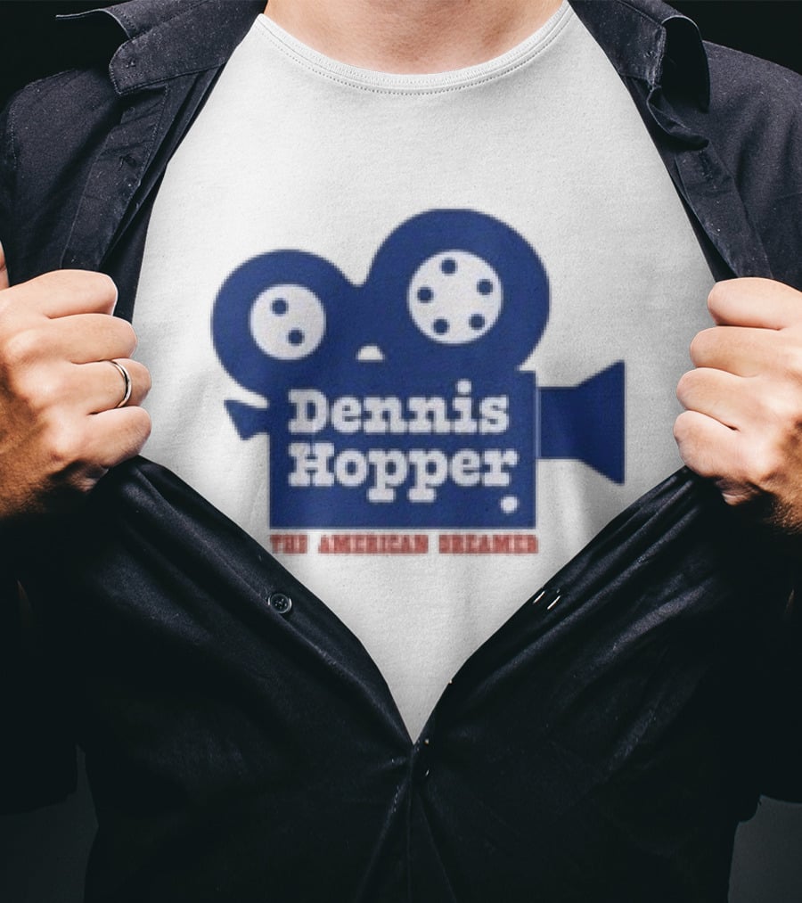 Dennis Hopper The American Dreamer Movie Camera T-Shirt