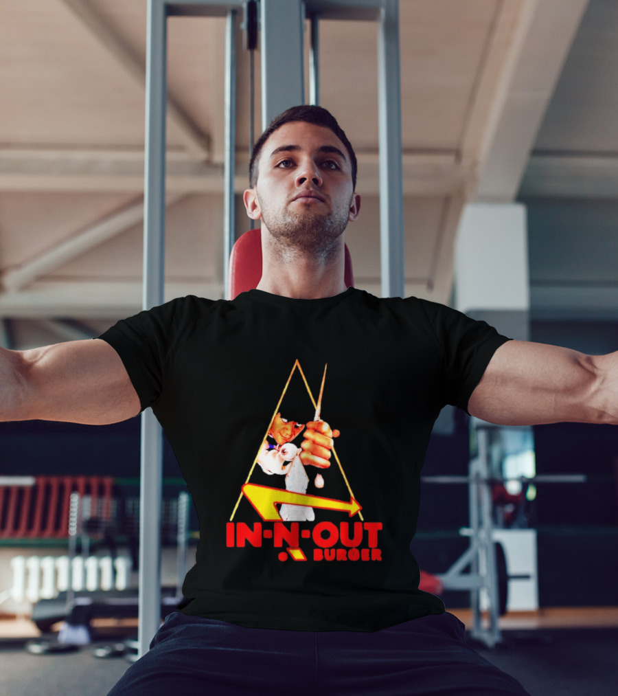 A Work Orange In N Out Burger Logo Mashup T-Shirt