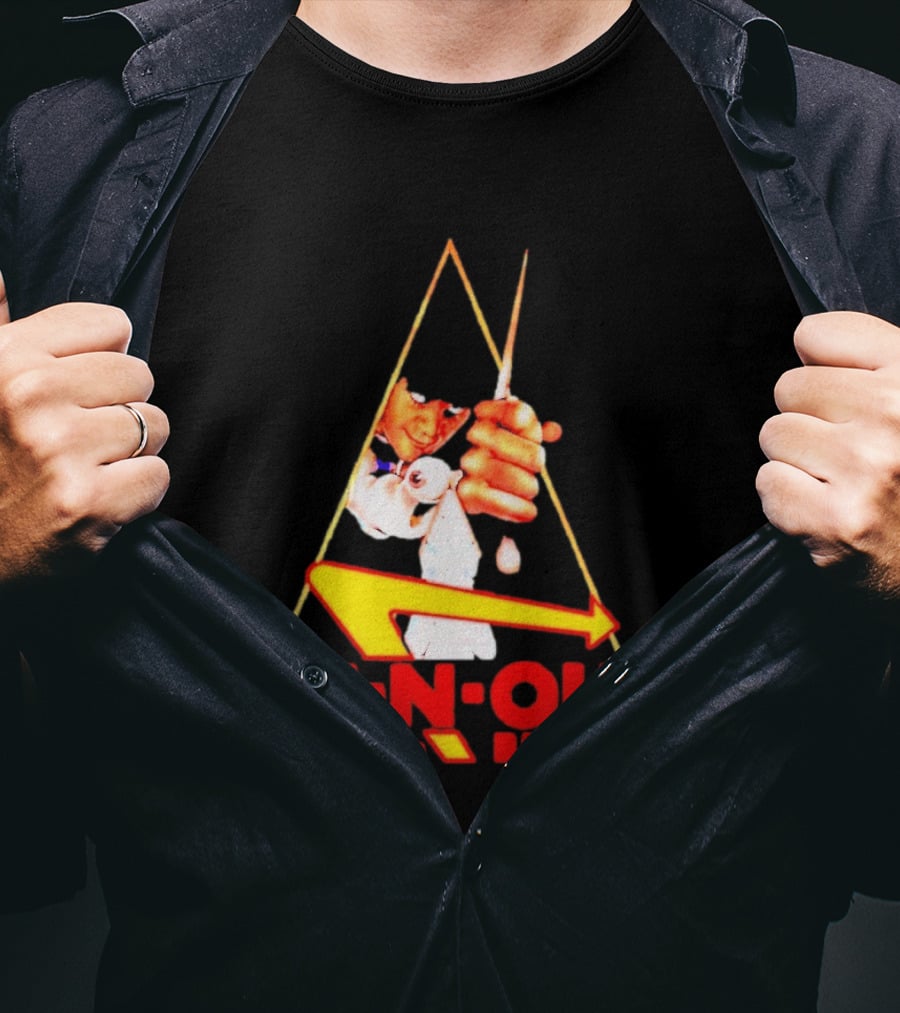 A Work Orange In N Out Burger Logo Mashup T-Shirt