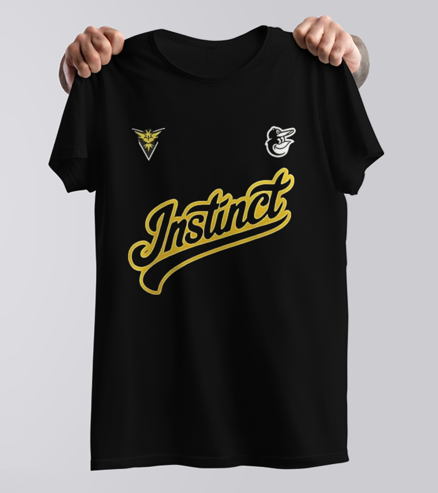 Baltimore Orioles Pokémon GO Team Instinct Collaboration 2026 T-Shirt
