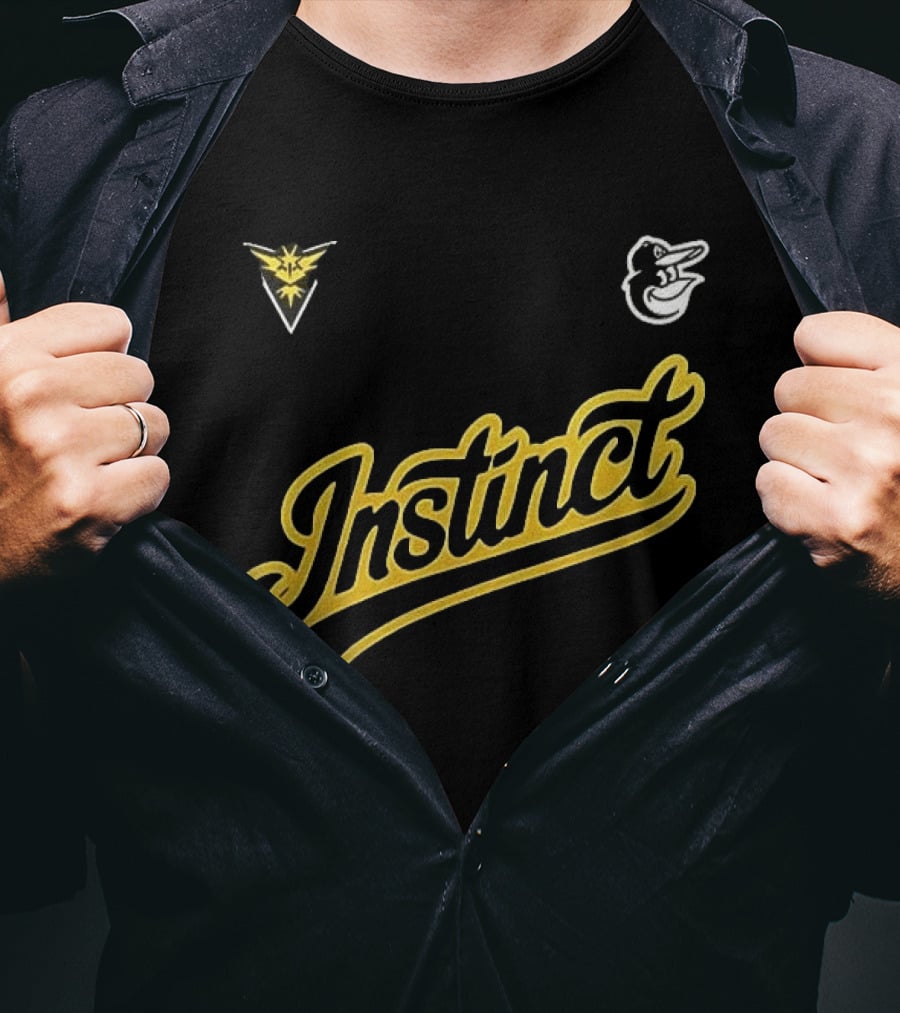Baltimore Orioles Pokémon GO Team Instinct Collaboration 2026 T-Shirt
