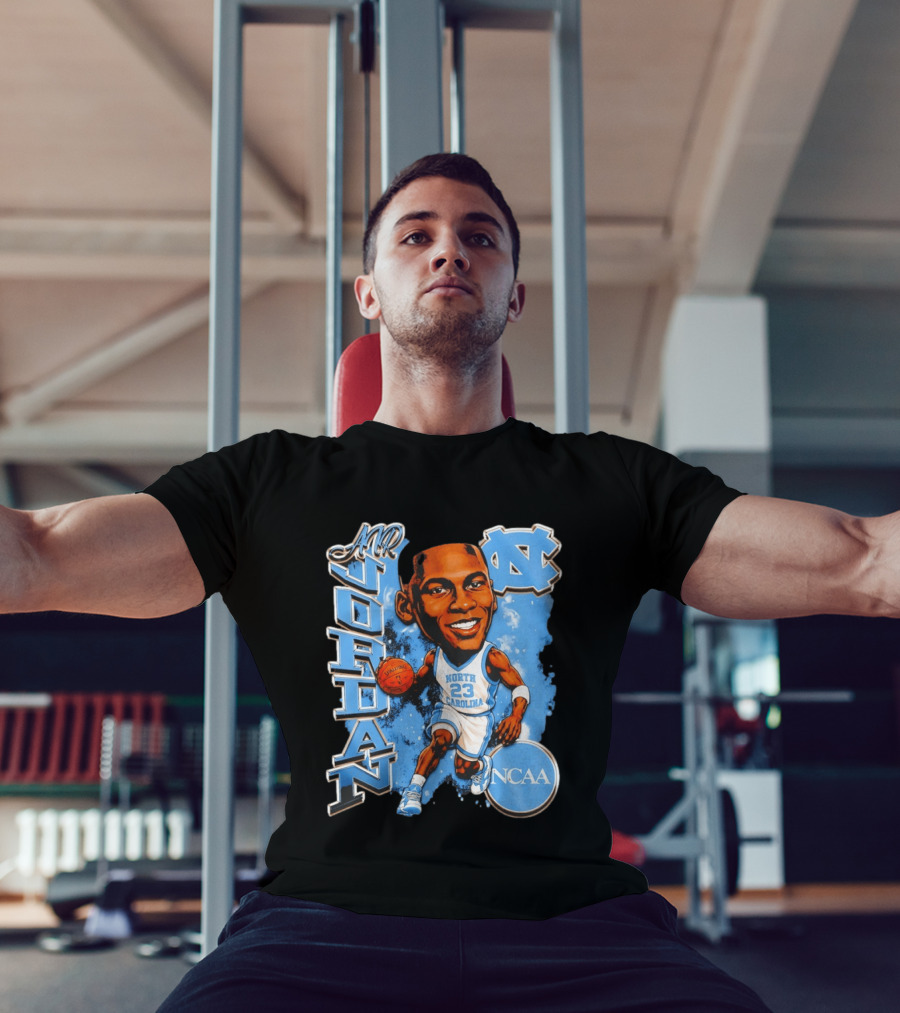 Mr Jordan North Carolina Tar Heels NCAA Basketball 23 T-Shirt