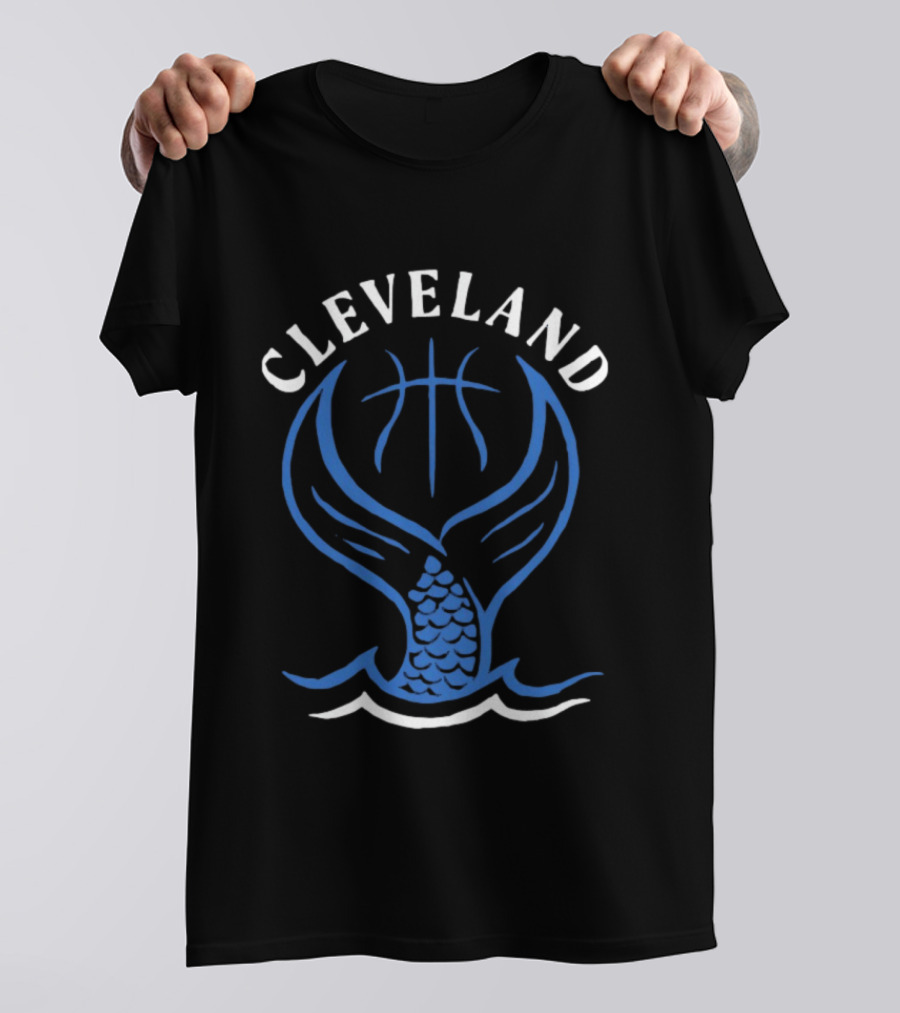 Cleveland Basketball Waves Women's Team Aquatic Spirit T-Shirt