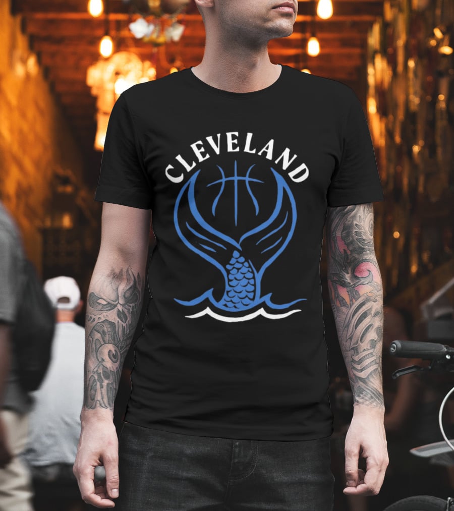 Cleveland Basketball Waves Women's Team Aquatic Spirit T-Shirt