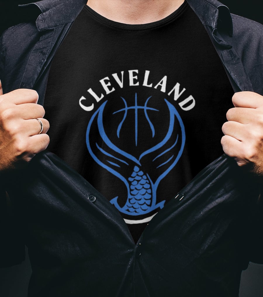 Cleveland Basketball Waves Women's Team Aquatic Spirit T-Shirt