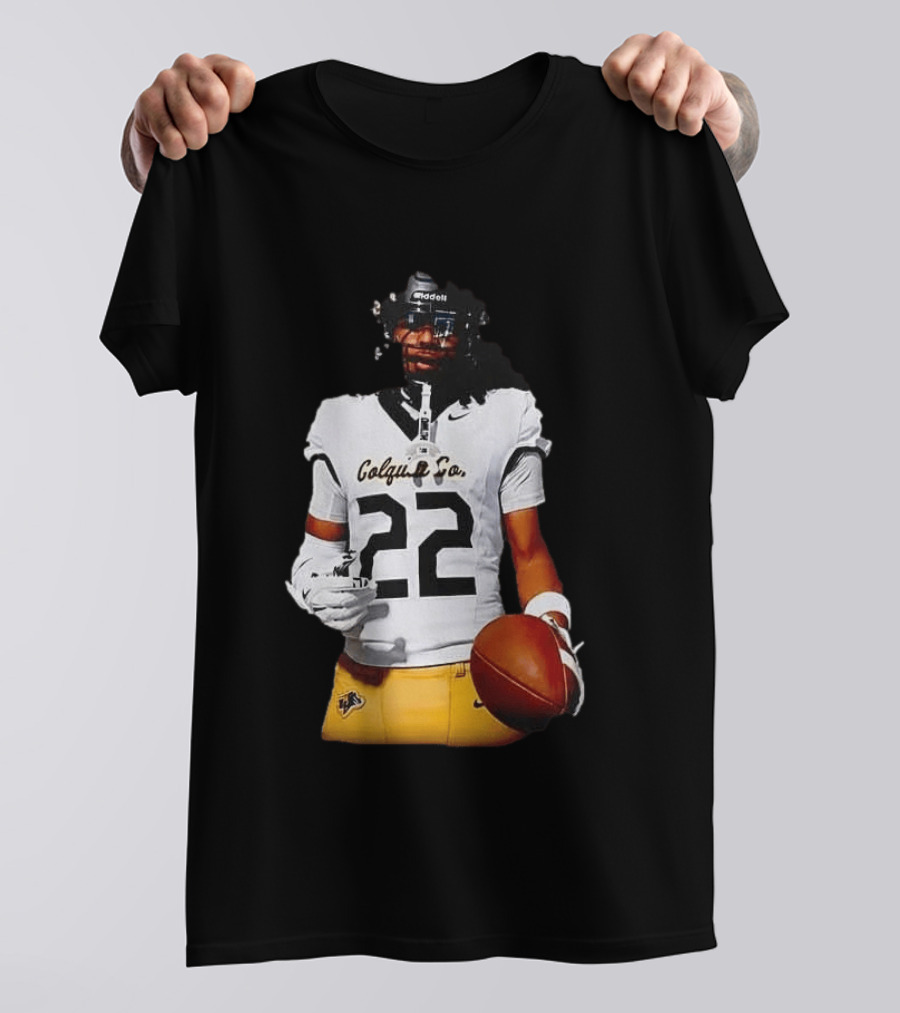 Colquitt County Packers Sean Ethan 22 Football Jersey Player Image T-Shirt