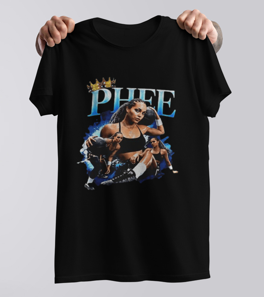 Napheesa Collier Phee WNBA Star With Crown Basketball T-Shirt