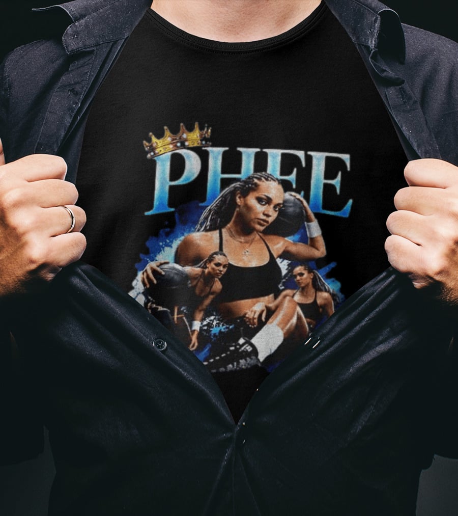 Napheesa Collier Phee WNBA Star With Crown Basketball T-Shirt