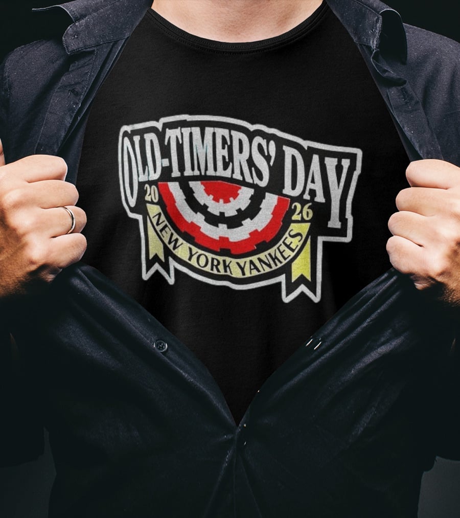 New York Yankees 2026 Old Timers' Day Celebration Event T-Shirt
