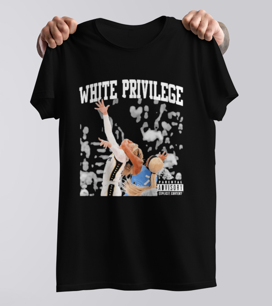 Dijonai Carrington Foul On Sophie Cunningham White Privilege Parental Advisory T-Shirt