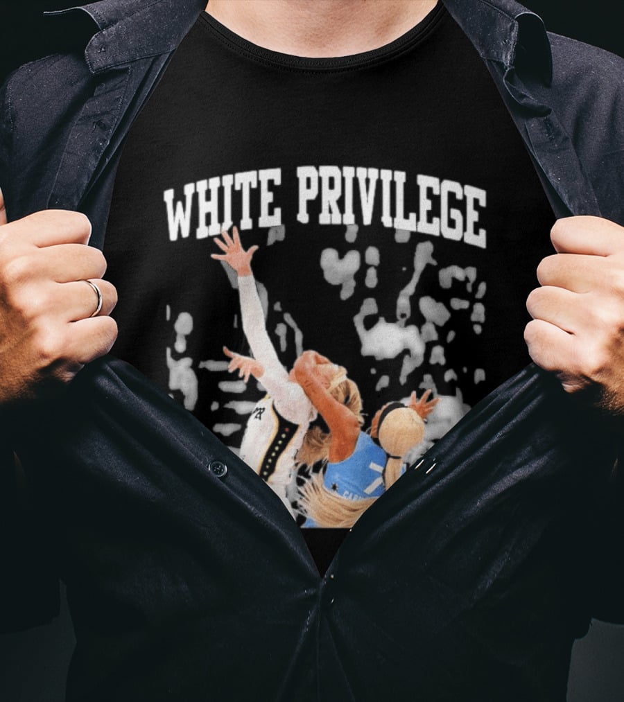 Dijonai Carrington Foul On Sophie Cunningham White Privilege Parental Advisory T-Shirt