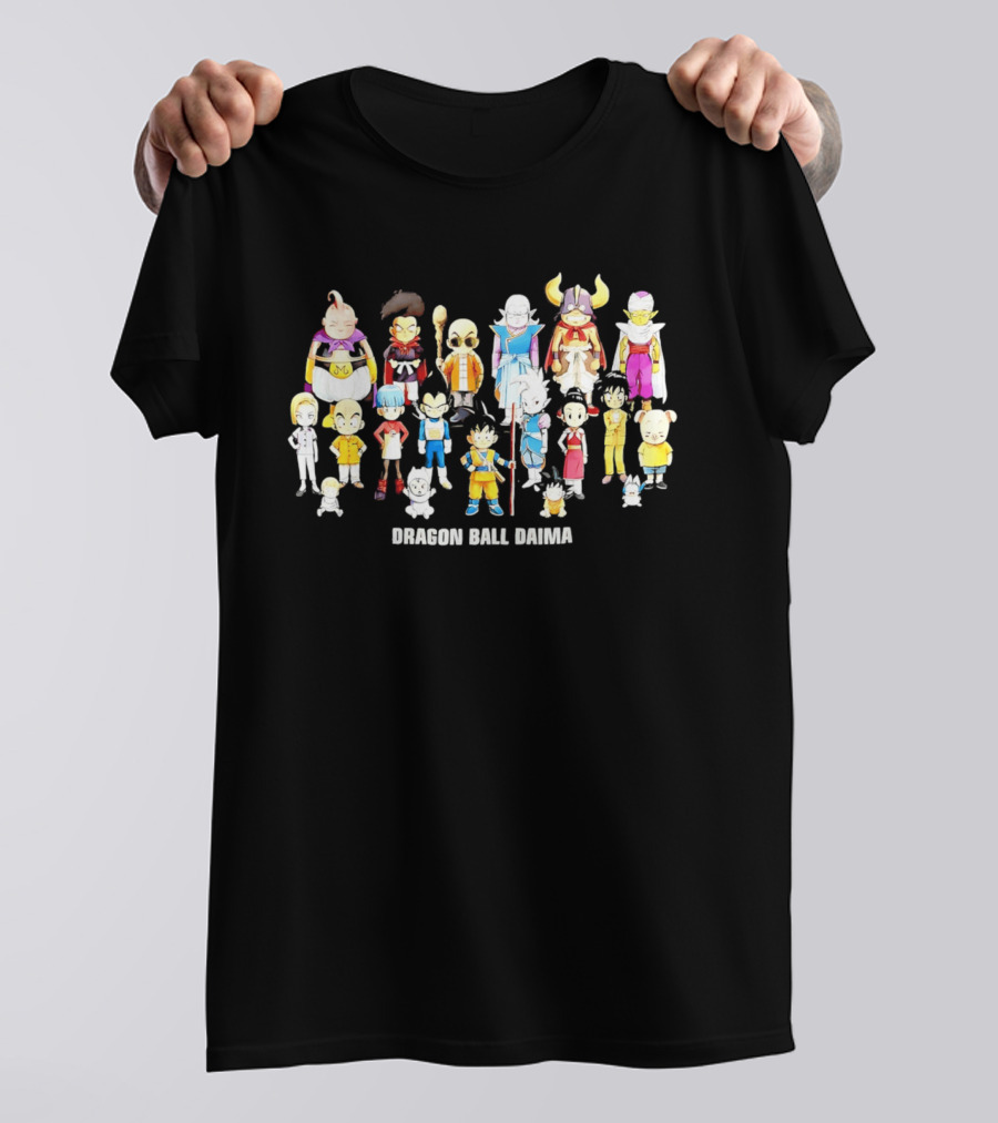 Dragon Ball Daima Chibi Anime Characters Lineup T-Shirt