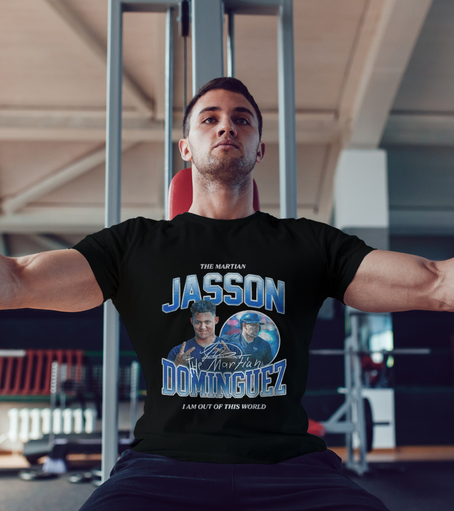 The Martian Jasson Dominguez New York Yankees I Am Out Of This World T-Shirt