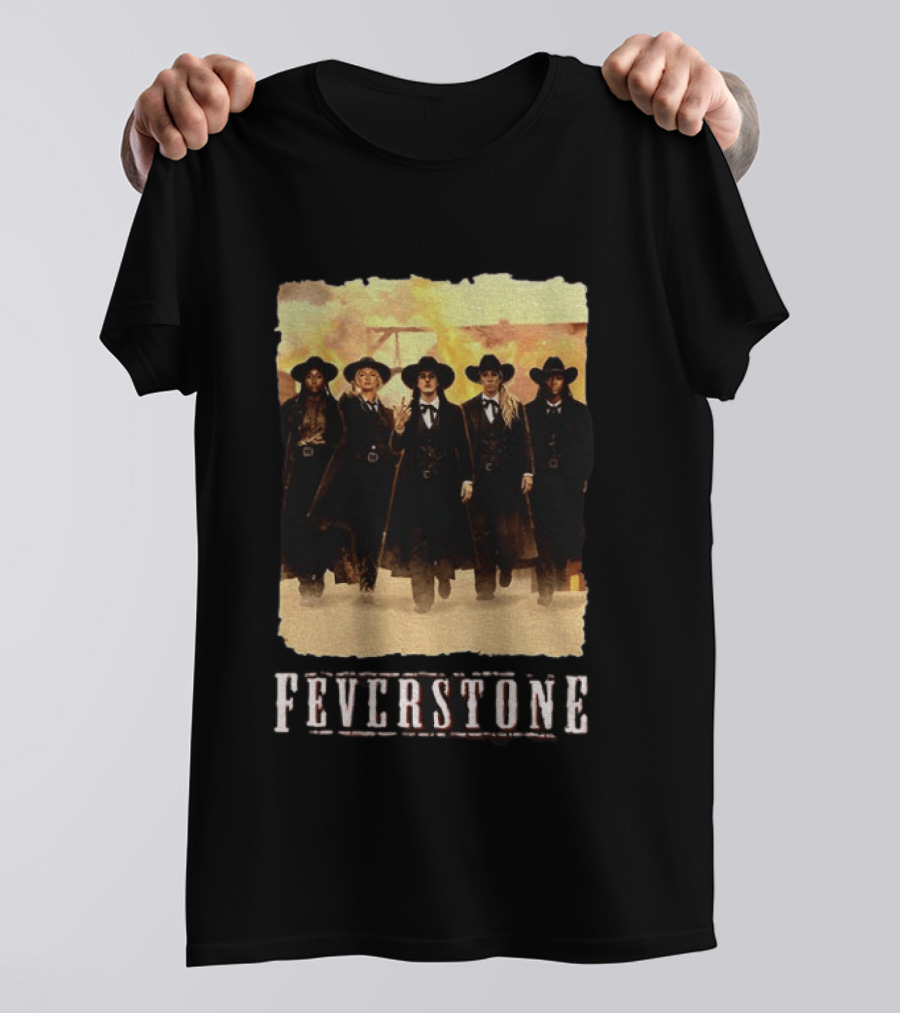 Feverstone Indiana Sophie Cunningham Caitlin Clark Tombstone Cowboys T-Shirt