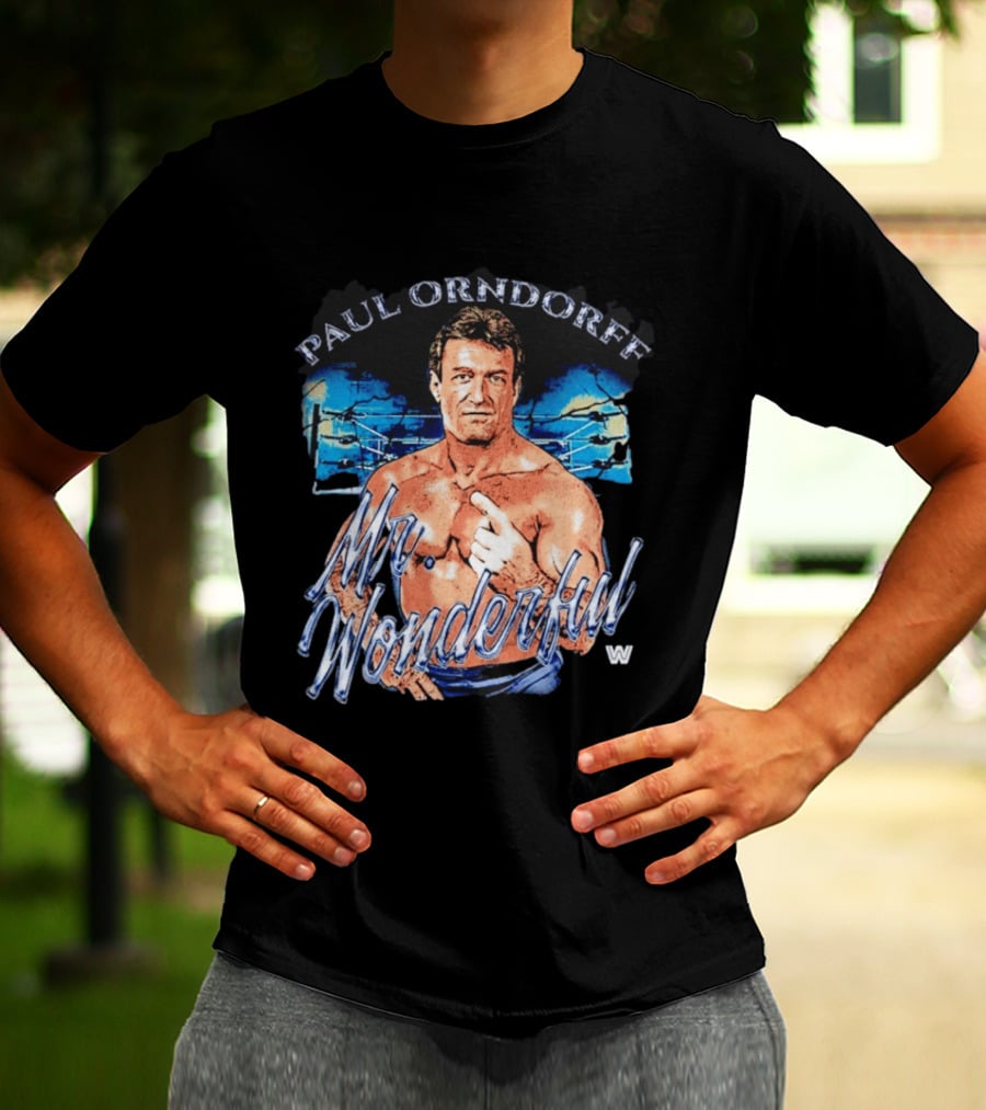 Paul Orndorff Mr. Wonderful WWE Wrestling Legend T-Shirt