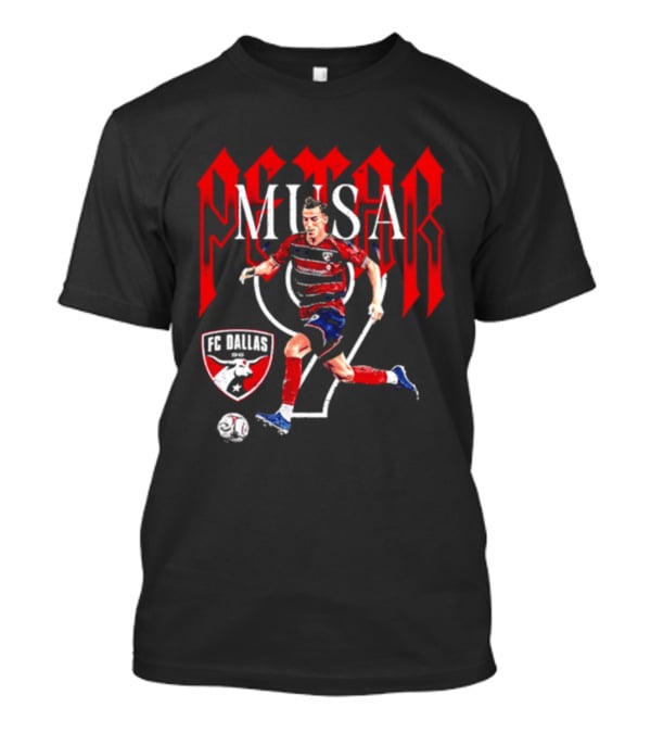 Petar Musa FC Dallas Number 9 Player Soccer T-Shirt