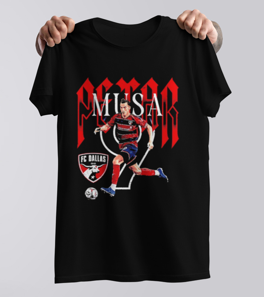 Petar Musa FC Dallas Number 9 Player Soccer T-Shirt