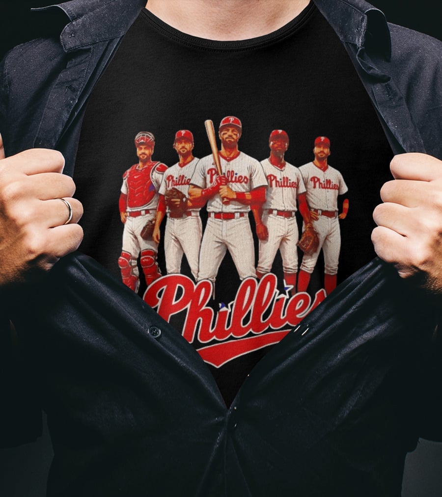Philadelphia Phillies Field Of Dreams 2026 Team Roster Lineup T-Shirt