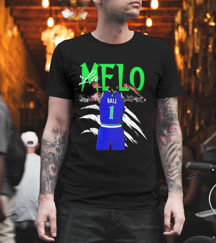LaMelo Ball Timberwolves NBA Number 1 Jersey T-Shirt