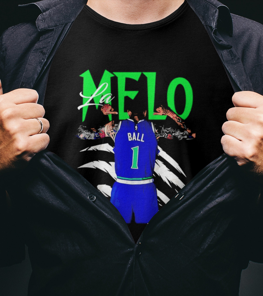 LaMelo Ball Timberwolves NBA Number 1 Jersey T-Shirt