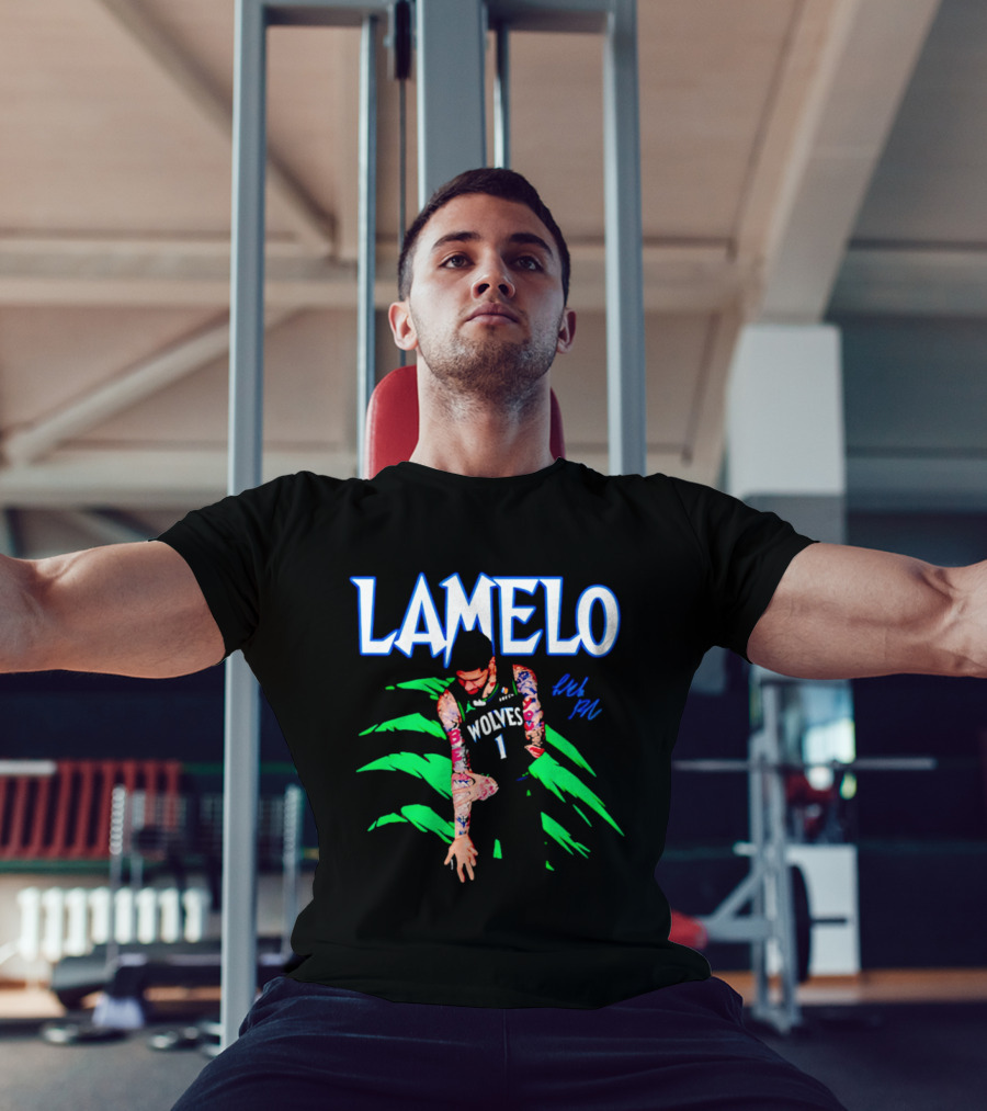 LaMelo Ball Wolves Number 1 Signature T-Shirt