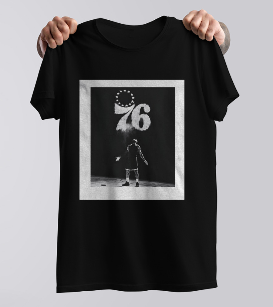 Philadelphia 76ers LeBron James Last Chalk Toss Moment T-Shirt
